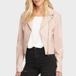 NEW Tart collections blush vegan moto jacket S